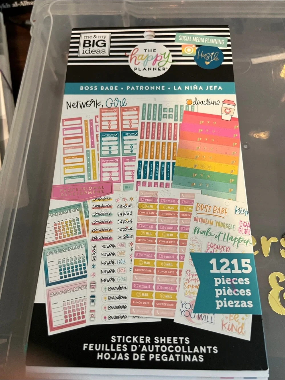 Lot #1 The Happy Planner Assorted Sticker Books Used